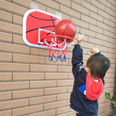 极速挂墙儿童挂壁墙上篮球框家用室外篮球架室内T悬挂式投篮架随