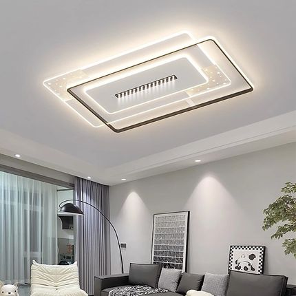 现代简约客厅灯2025新款智能语音led全光谱创意家用主卧室吸顶灯