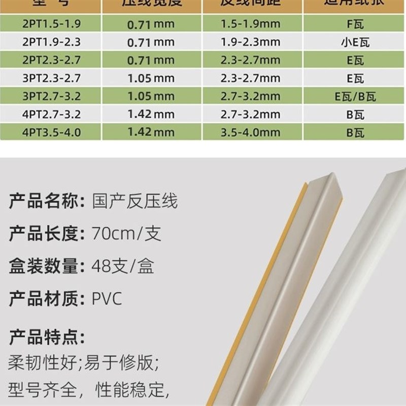压痕条反压线 速j装压痕模反压 反骨线啤机防止爆线自动模切钓鱼