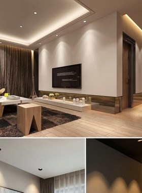 深防眩led窄边射灯开孔10 9.5公分95mm7W10W12W15W可调聚光筒灯