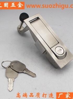 不锈钢门锁MS606-1平面弹跳锁MS707空压机锁电器箱柜锁钩锁