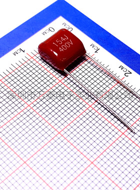 CBB22 400V154J 0.15UF 150n 聚丙烯膜 阻容降压 薄膜电容 P=7.5