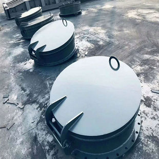 DN800玻璃钢拍门钢制拍门复合材料0.8米止回阀管道城市排污用