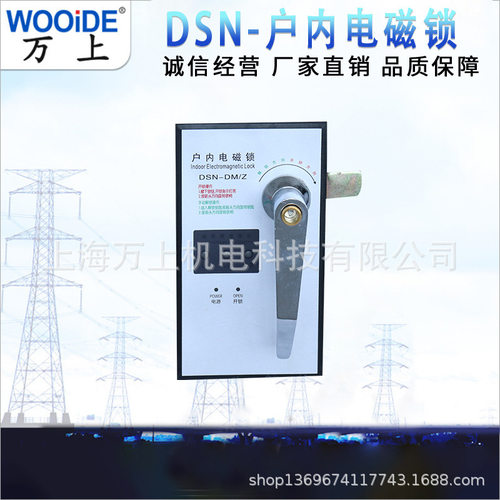 高压开关柜电磁锁DSN-DMY系列电磁门锁手柄式带显示功能