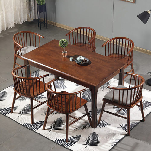 批发餐厅原木色美式餐椅宴会轻奢实木公主椅网红餐厅坐垫公主椅