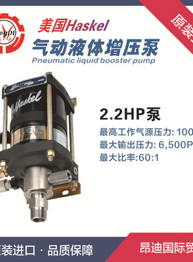 气液增压泵 HASKEL气液增压泵 AFD系列  DFD系列 AFD-B60