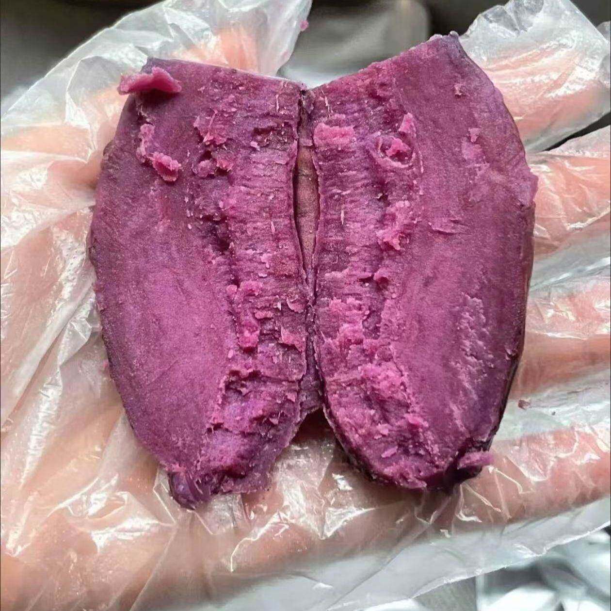 0脂肪即食紫薯大个蜜薯冰烤香甜轻食大学生代餐早餐整箱