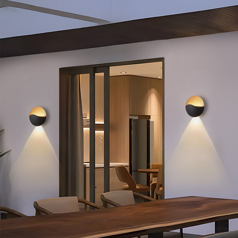 户外新中式防水壁灯别墅室外露台围墙壁灯K大门两侧壁灯院子装饰