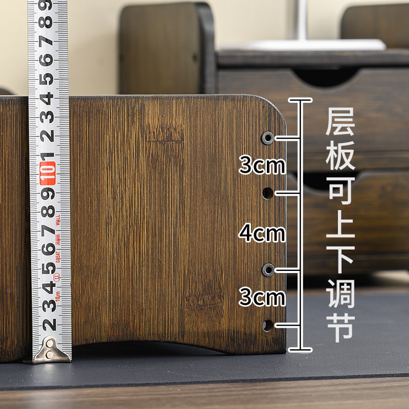 电脑显示器增高架办公桌垫高底座置物架桌面收R纳台式电脑增高架