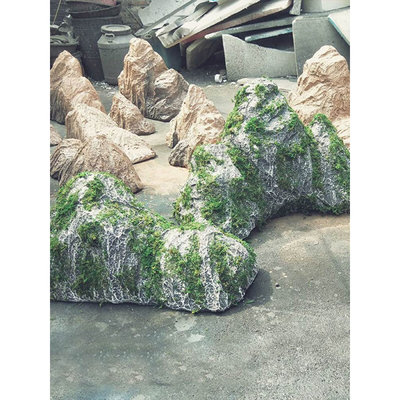 假石拍头摄造型庭院景观影视场景造景仿真雕塑假模型泡沫假山摆件