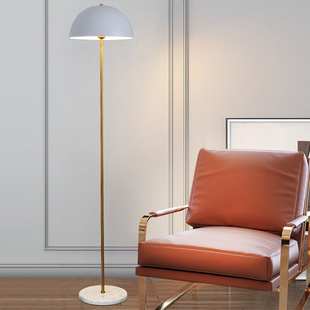 沙发灯白色 氛围简约立式 北欧创意落地灯轻奢极简卧室客厅个性 光