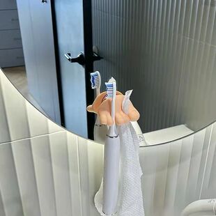 100个物件 牙刷指可爱吸盘脚趾头牙刷置物架挂钩架 增添趣味