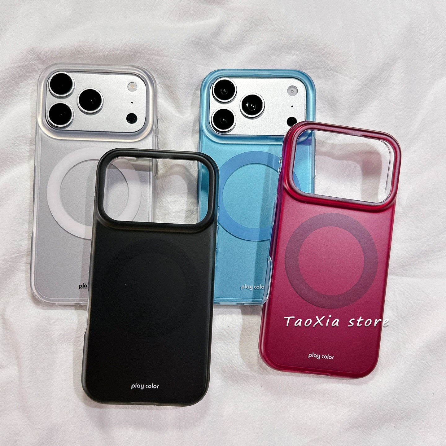 ins简约纯色适用苹果17手机壳iphone18promax保护套16Pro硅胶15高级感磁吸新款硅胶防摔全包边磨砂超薄男女软