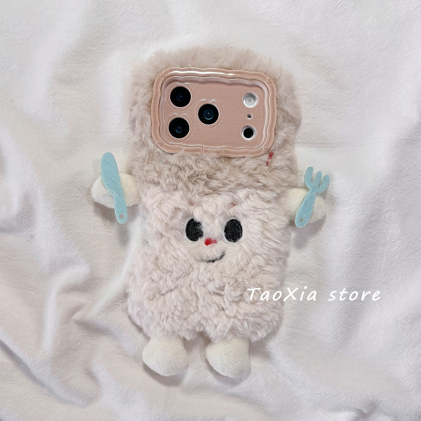 适用于iPhone毛绒小众手机壳