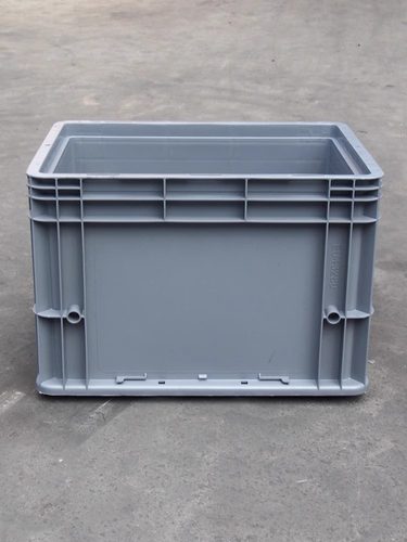 塑料eu箱灰色加厚物流欧标中转箱pe料汽配工具仓库仓储运输周转箱