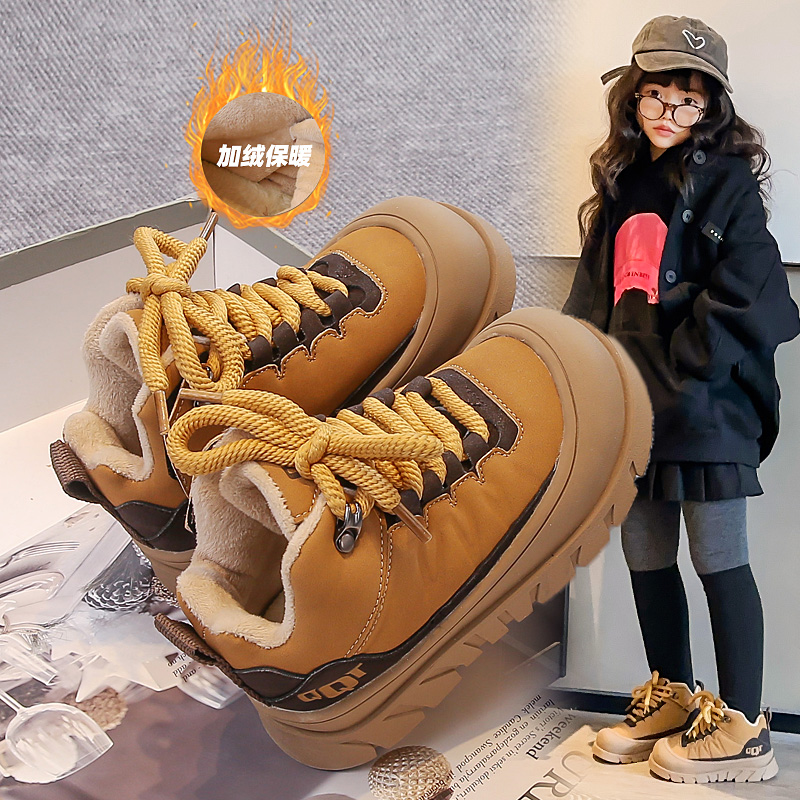 女童棉鞋2025冬季新款潮牌男童鞋