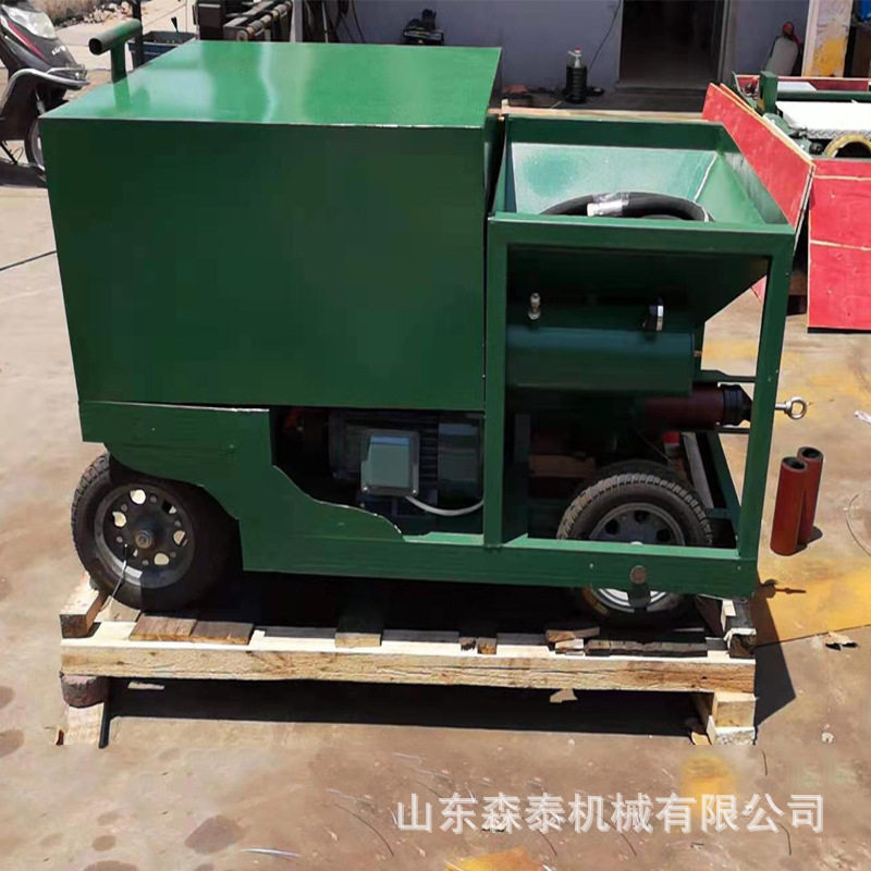 塑胶跑道喷涂机 树脂涂料喷涂机 彩色颗粒混合胶水喷涂机