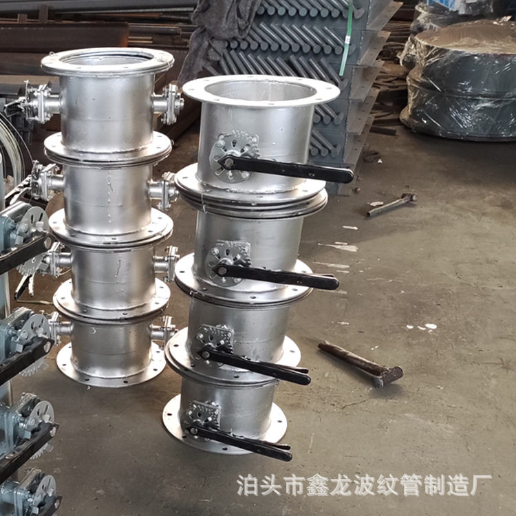 手动风量调节阀 手柄通风管道蝶阀 304不锈钢圆形烟道风阀