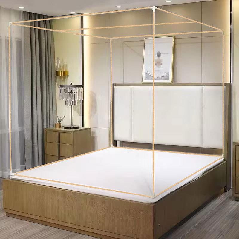 现货实木蚊帐杆家用原木整杆加粗欧式宫廷床幔布幔麻纱帐