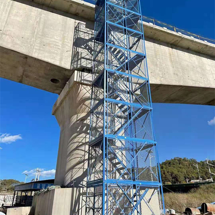 3*2*2m基坑通道梯笼桥梁施工梯笼平台箱式梯笼施工梯笼爬