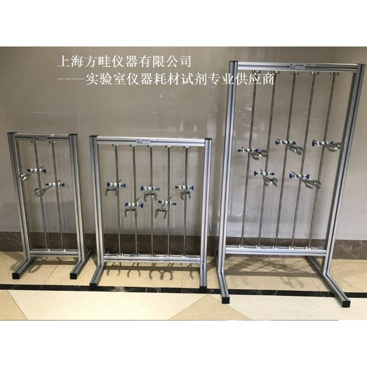 层析柱架铝合金分析柱架100*120cm层析柱铝合金架