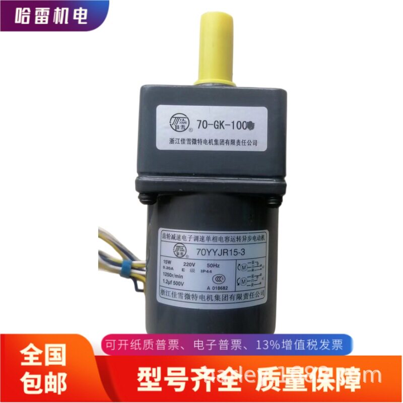 浙江佳雪微特电机90YYJT40-1 3减速器90-GK-25 30 50 75 100 150
