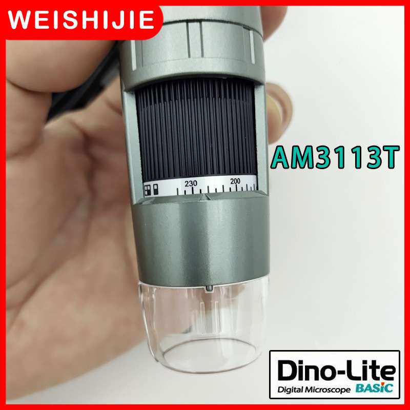 台湾Dino lite AM3113T数码显微镜带测量拍照USB接口20-50X200X