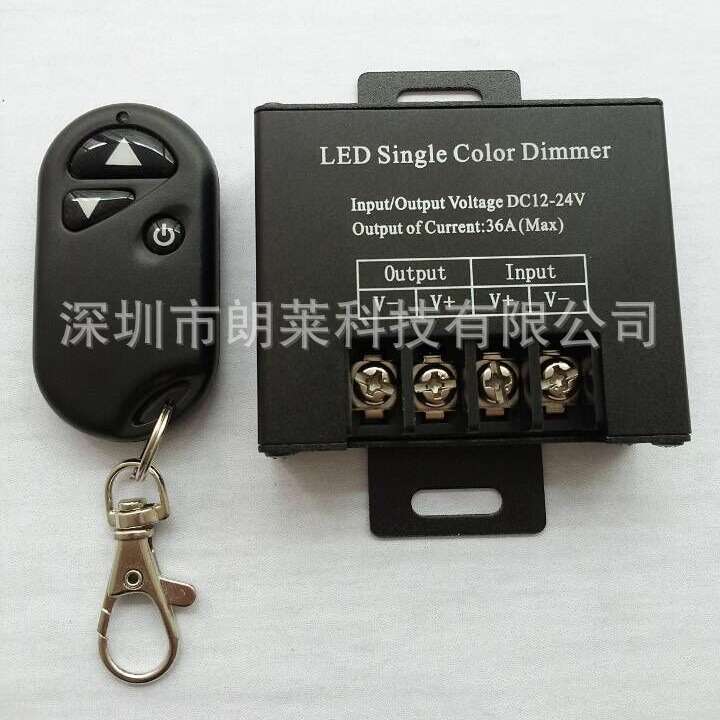 LED穿孔字卤素调光开关12V树脂字亚克力灯箱调光器24V爆闪呼吸36A