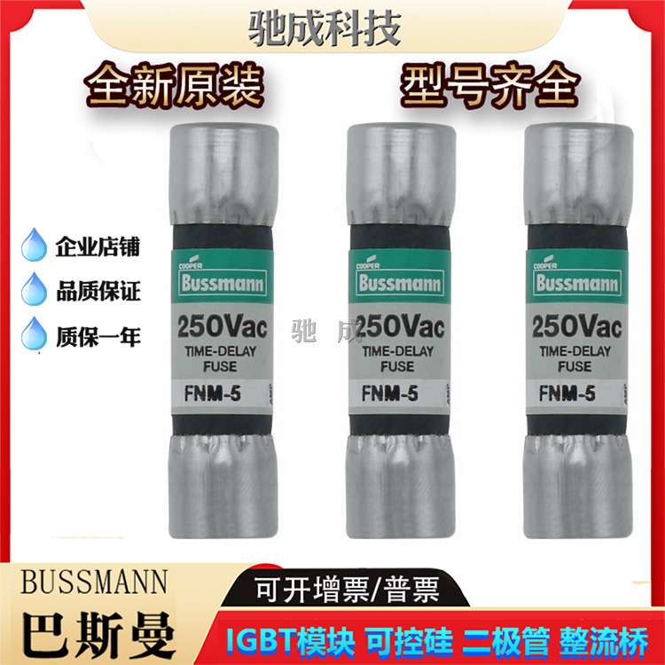 巴斯曼FNM-5 FNM-5-6/10 FNM-6全新低压保险丝诚信经营充足