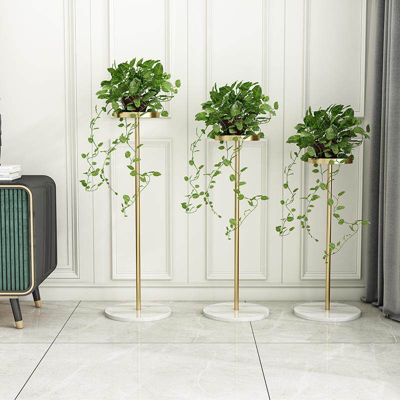 铁艺绿萝花架客厅置物架落地式花架子简约现代室内阳台花盆架装饰