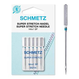 德国蓝狮家用机针HAx1SP超强弹性布料高弹力性针织防跳线家用机针