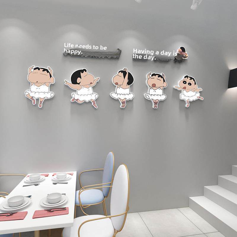 甜品店酒吧背景墙装修奶茶店墙壁3D立体墙面贴纸咖啡厅蛋糕店布局