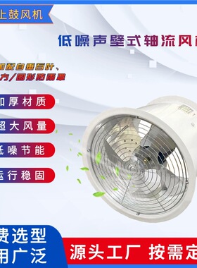 BCDZ-No2.8壁式轴流风机管道式轴流风机2797m3/h  237pa  0.25kw