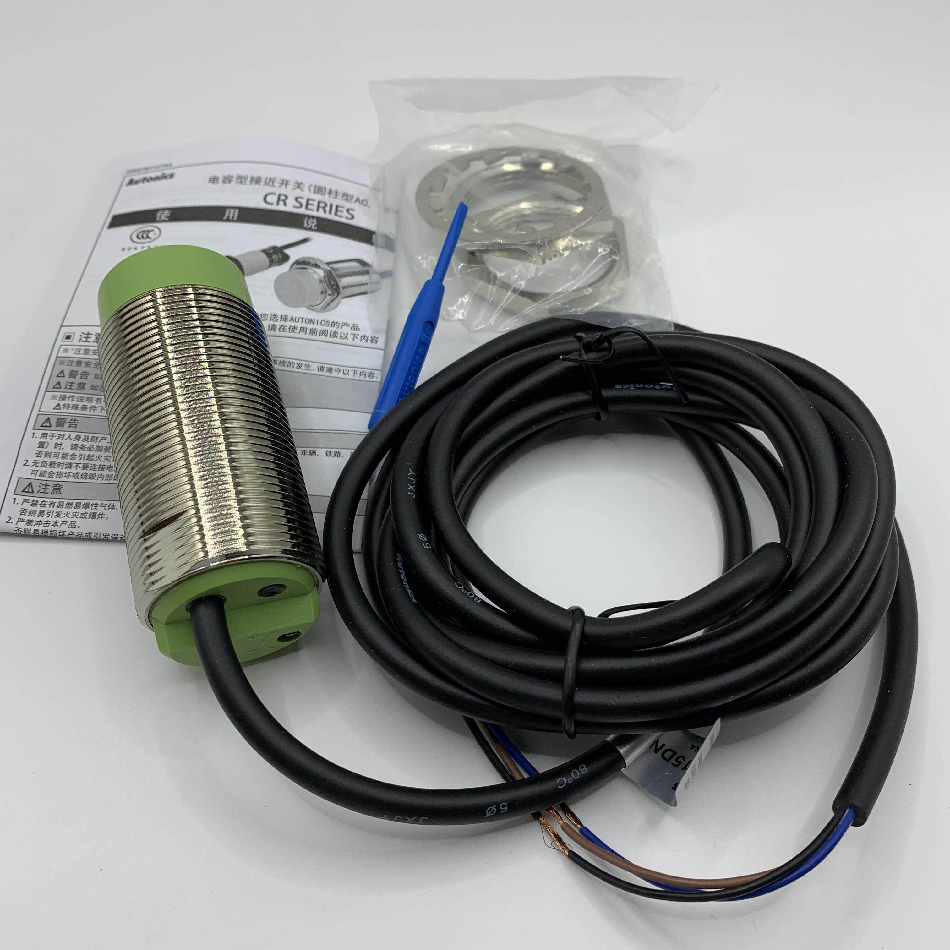 正品Autonics奥托尼克斯电容式接近开关CR30-15DN-15DP2-15AO-AC