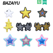 配饰diy鞋 扣配件卡通星星鞋 花装 巴仔鱼洞洞鞋 饰扣适配Cross Crocs