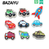 洞洞鞋 上装 鞋 扣配饰鞋 饰品DIY配件LED儿童卡通车 花鞋 巴仔鱼新款