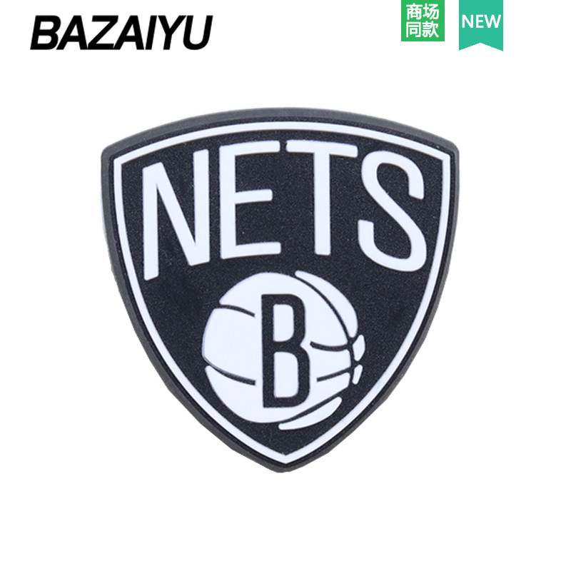 thumbnail for New Crocs Clog Shoe Accessories DIY Shoe Charms Nba Lakers Basketball Team Logo Crocs Men's Sneakers Decoration