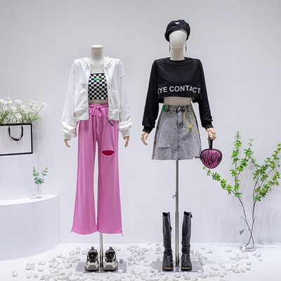 服装店平肩模特道具女半