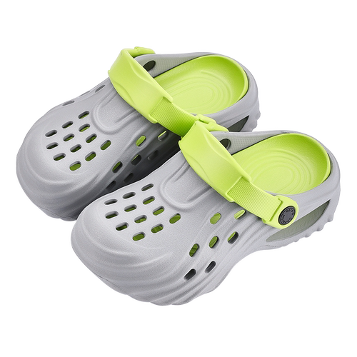 双色中大童洞洞鞋（独家）