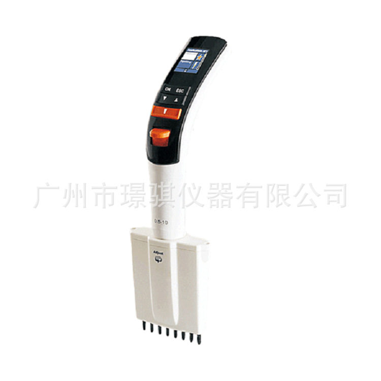 进口芬兰艾斯玛特电动八道移液器AE8-200 高温消毒移液枪使用方法
