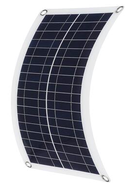多晶硅10W18V太阳能柔性板双USB太阳能板汽车户外应急电池