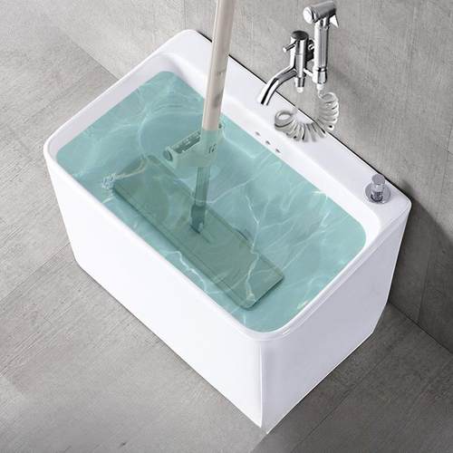 年阳台洗拖把池水家用陶瓷拖布池卫生间墩布池大小号拖帕池