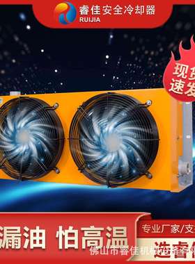 双风扇冷却器RJ-406L剪切机风冷式换热器200升油冷却器农机散热器
