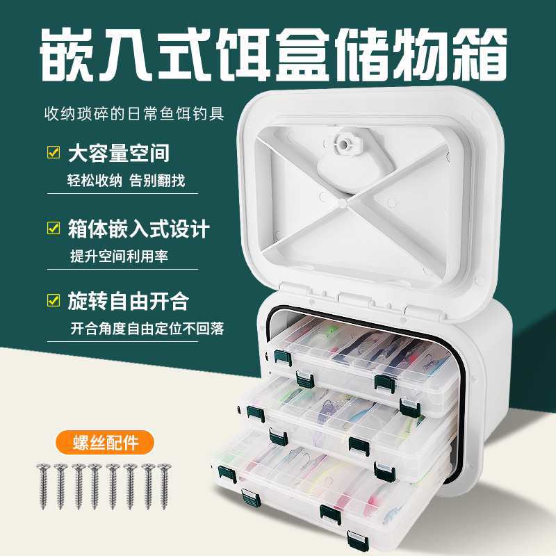 船用ABS甲板舱盖检视收纳盒