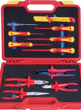 CARL卡尔工具VDE绝缘耐压1000V组套工具11件套