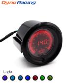 12V汽车改装 EVO数显液晶水温表52MM通用7种背景灯光赛车专用仪表