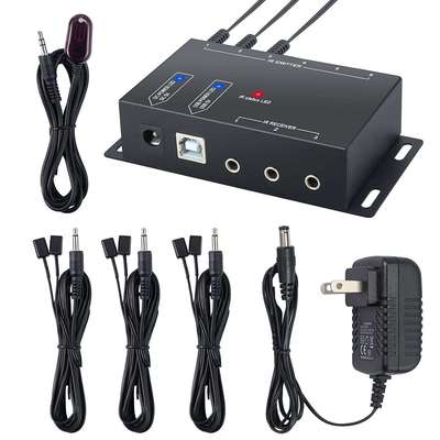 好货智能家居遥控信号回传器IR红外转发器一接收六发射