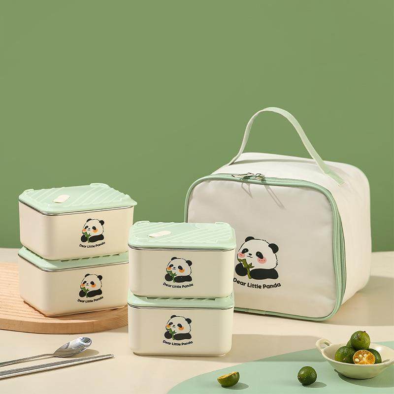 保温饭盒不锈钢便当盒上班族学生便携带饭多层餐盒桶可微波炉加热