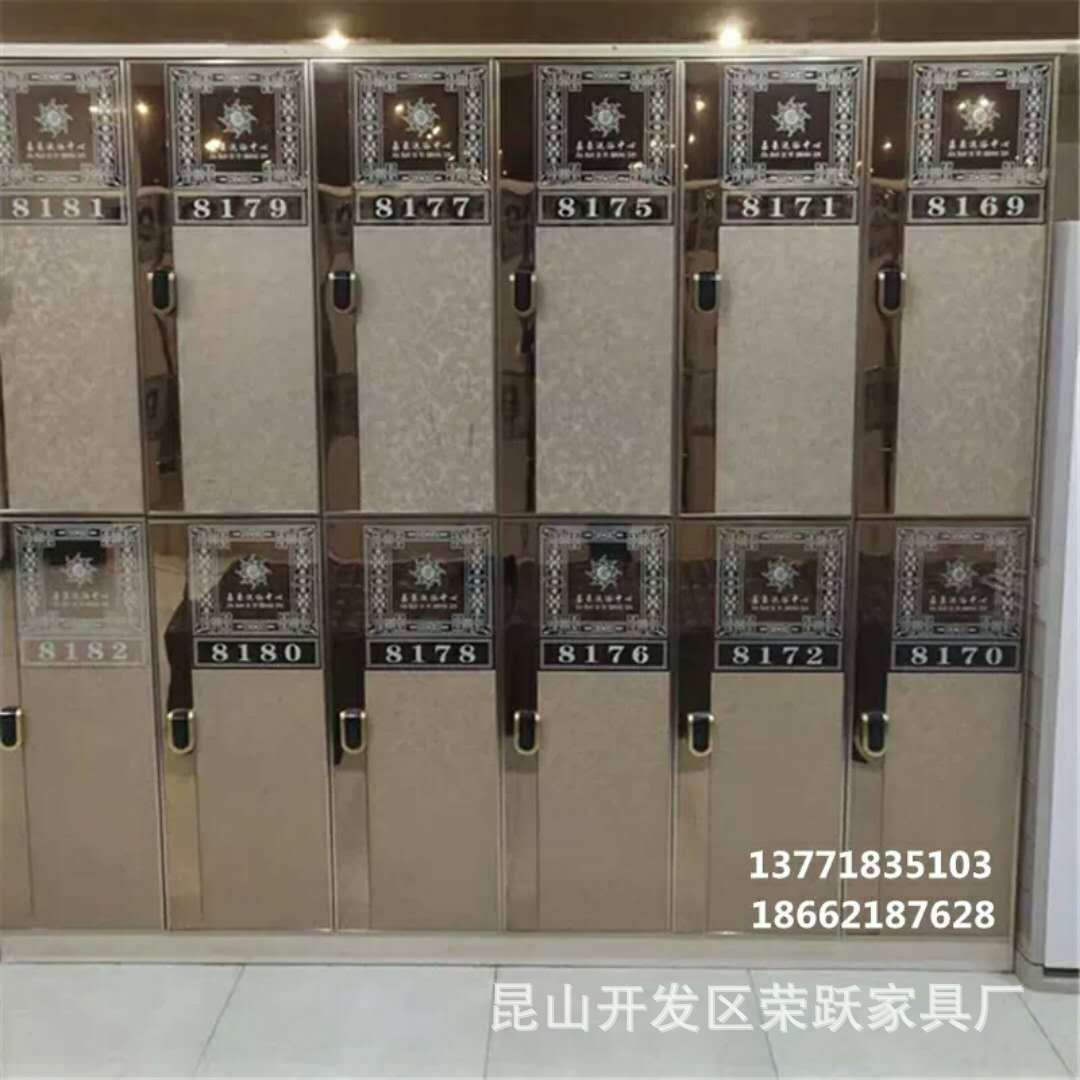 宾馆酒店木质更衣柜家具温泉柜汗蒸房洗澡堂储物柜浴场浴室藏物柜