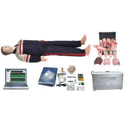300心肺复苏与创伤模拟人计算机控制二合一功能CPR800模型